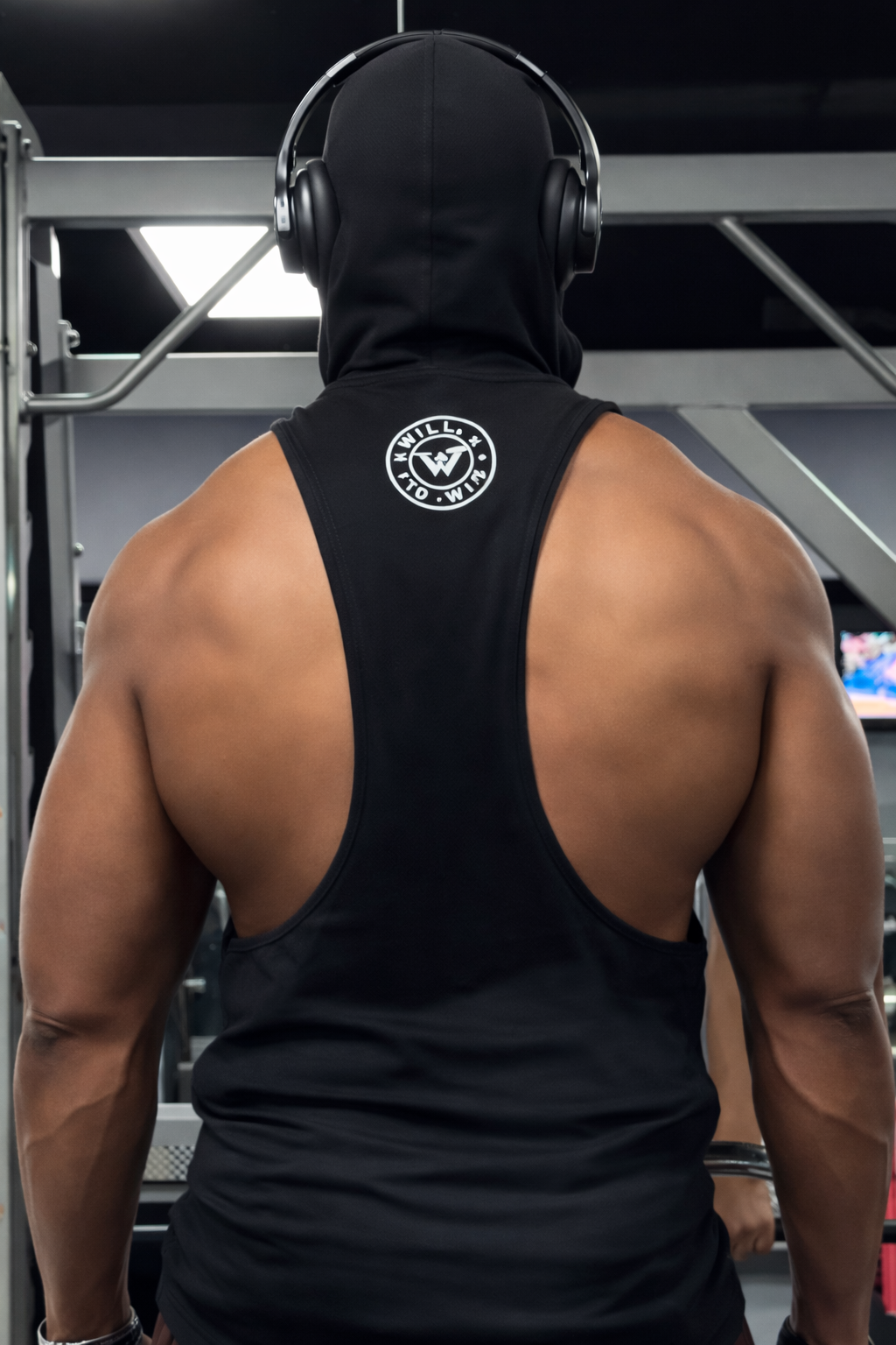 Breathe Easy Cut-Out Back Hooded T-Shirt